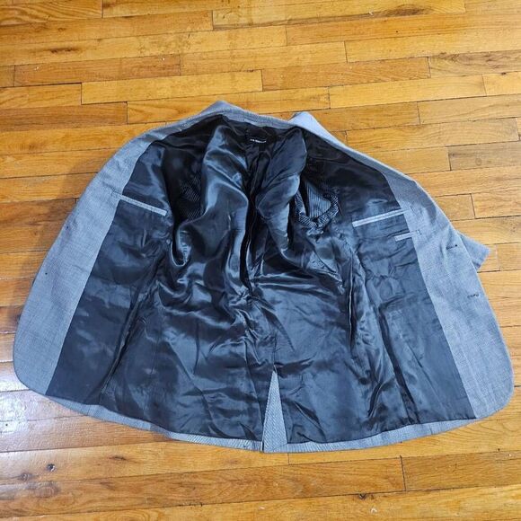 The Kooples Gray Wool Blazer Suit Jacket Mens Size 46 - Picture 6 of 11